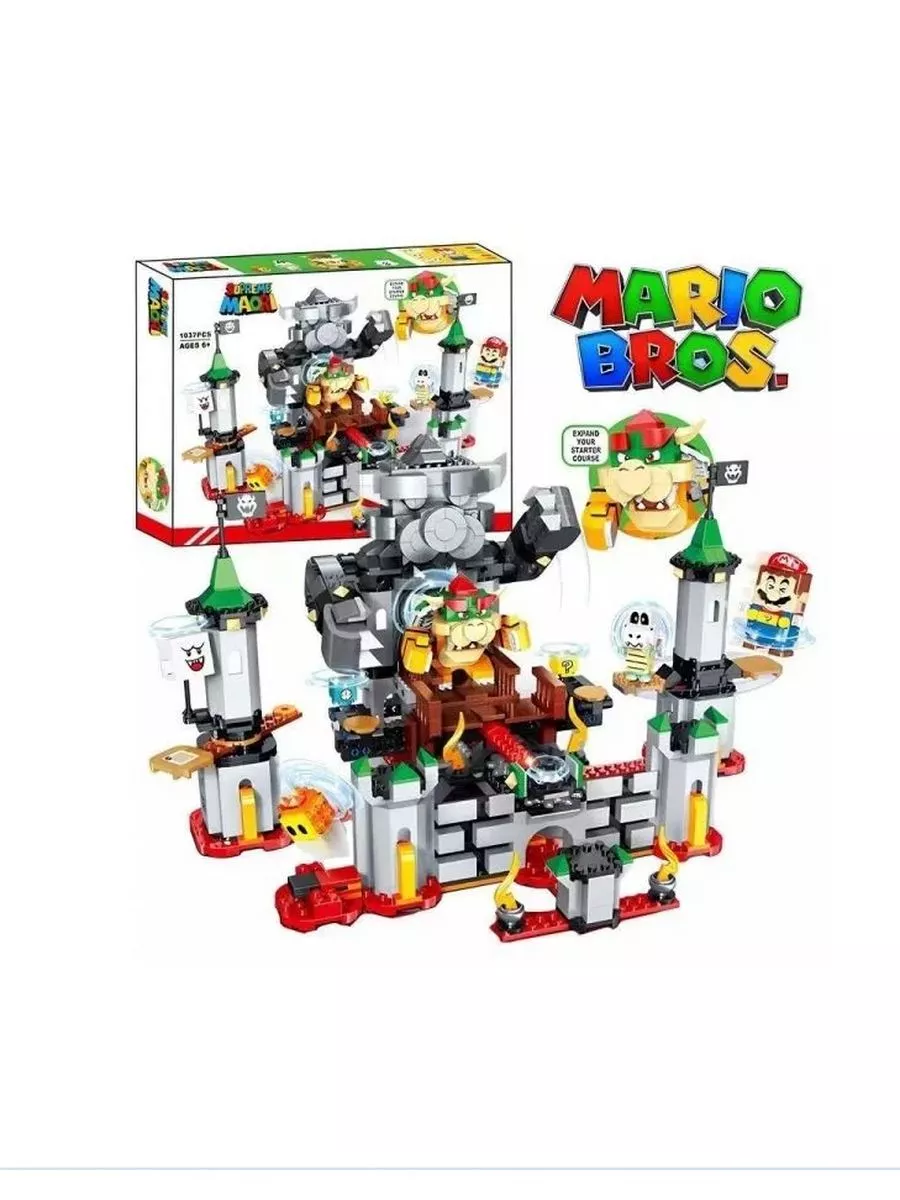 Конструктор Super Mario Битва за замок Боузера 1037дет LEGO 181671888  купить за 4 668 ₽ в интернет-магазине Wildberries