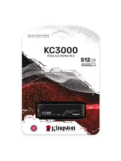 Жесткий диск SSD 512GB, SKC3000S/512G PCIe 4.0 NVMe Kingston 181673595 купить за 8 519 ₽ в интернет-магазине Wildberries