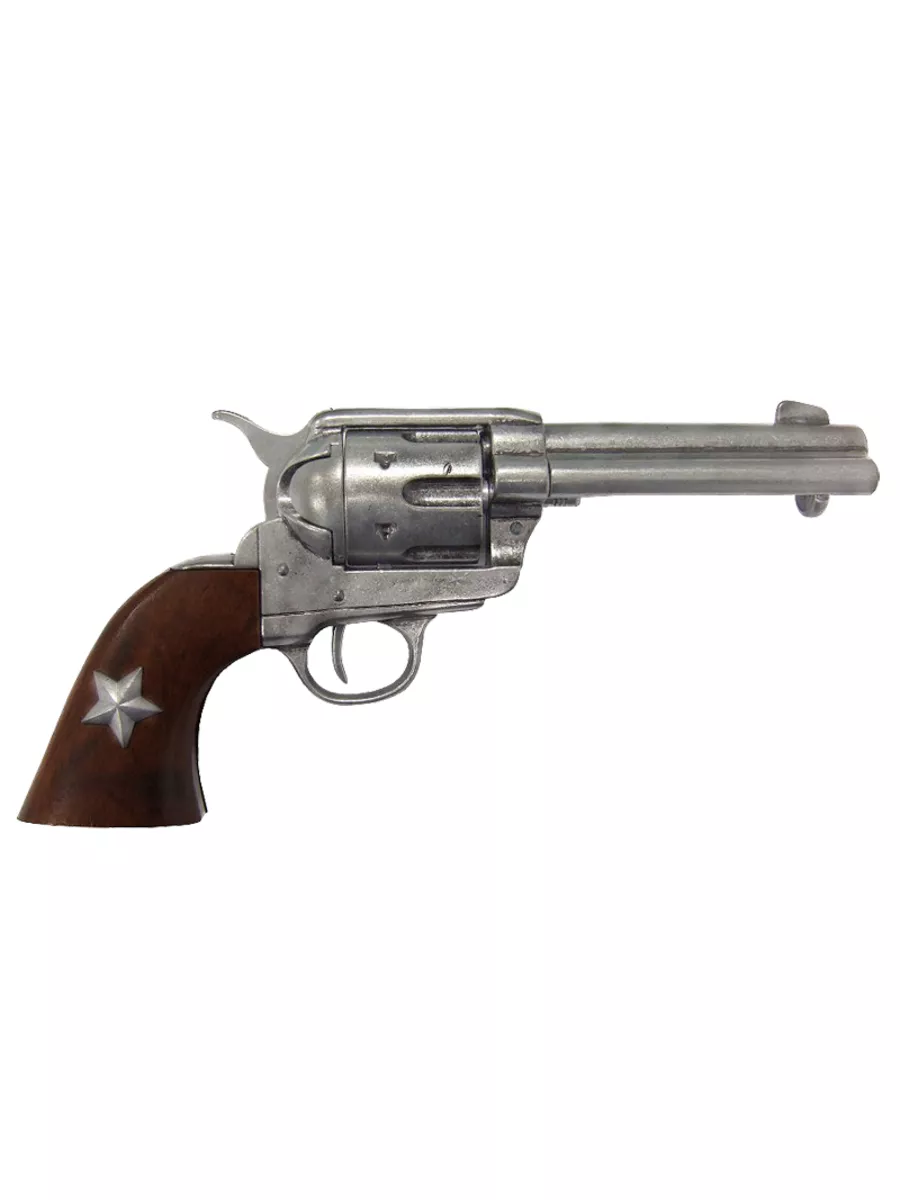 Револьвер, Peacemaker Миротворец США Кольт 1873 г. 4,75 Denix 181715868  купить за 7 695 ₽ в интернет-магазине Wildberries