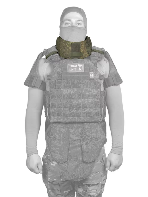 TOGA UNIT Защита шеи тактическая на бронежилет, зеленый, фото 5