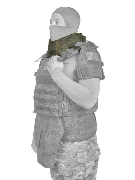 TOGA UNIT Защита шеи тактическая на бронежилет, зеленый, фото 6