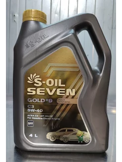 Масло моторное GOLD #9 C3 5W40 S-OIL SEVEN 181851477 купить за 2 915 ₽ в интернет-магазине Wildberries