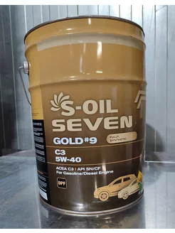 Масло моторное S-OIL SEVEN GOLD #9 C3 5W40 S-OIL SEVEN 181852753 купить за 14 126 ₽ в интернет-магазине Wildberries