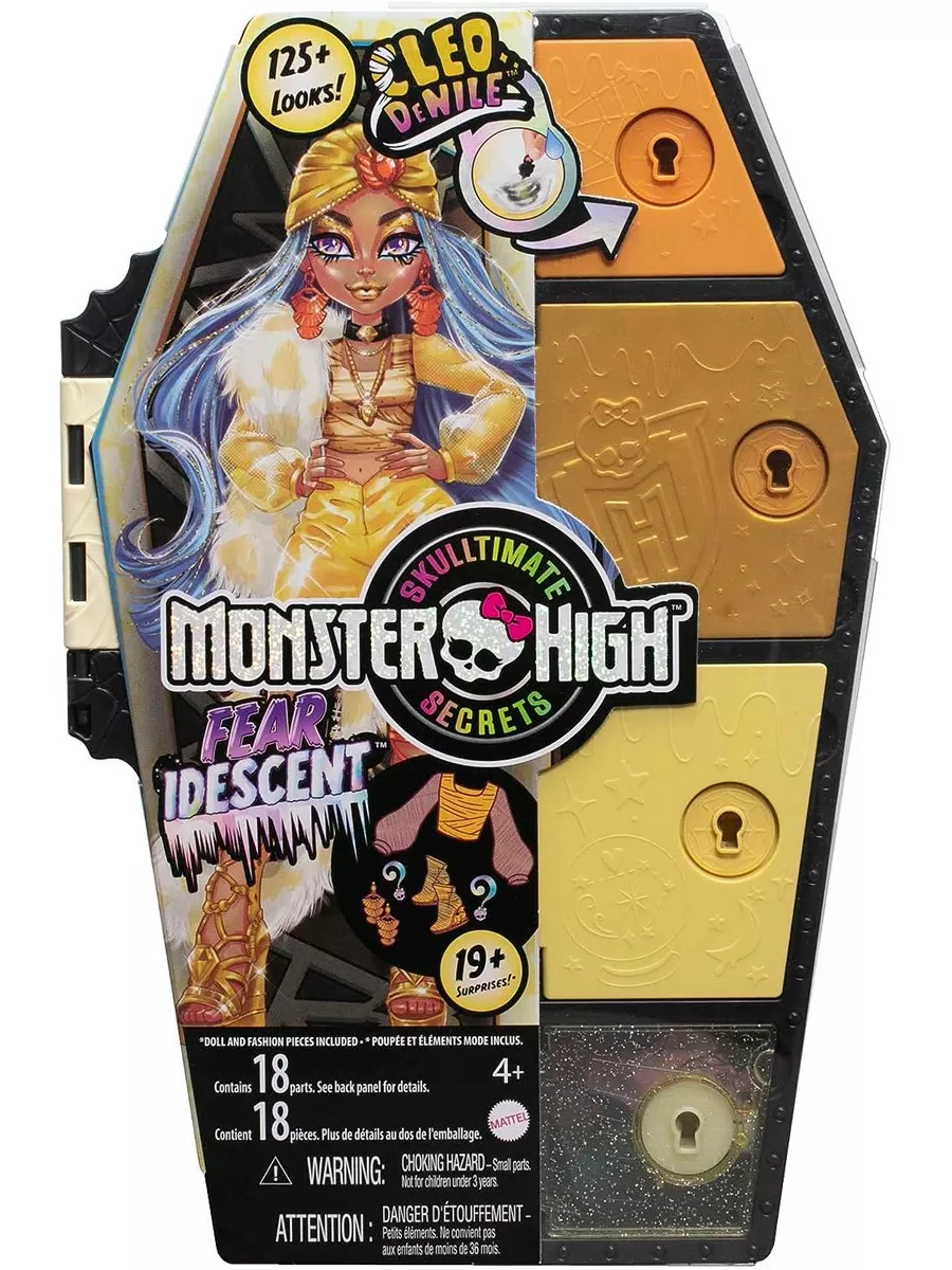 Новинка Skulltimate Secrets Cleo HNF76 Monster High 181896134 купить в  интернет-магазине Wildberries