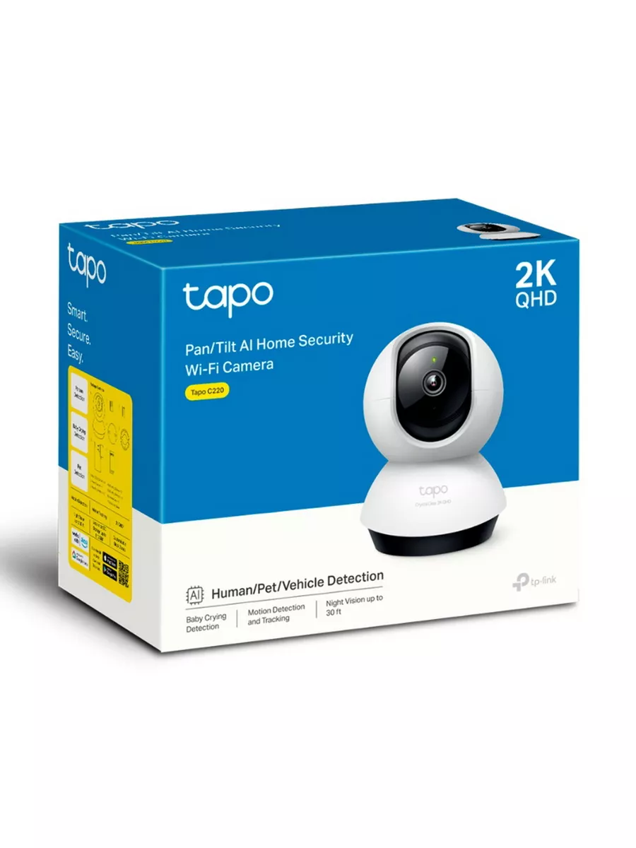 Умная домашняя камера Tapo C220 TP-LINK 181907654 купить за 12 458 ₽ в  интернет-магазине Wildberries