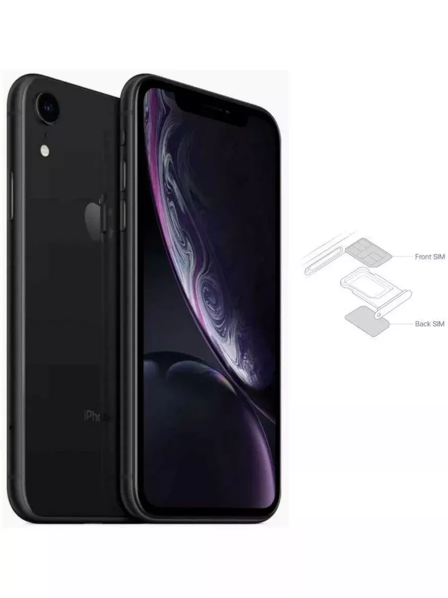 Смартфон iPhone XR 128GB Black histore 181915769 купить в интернет-магазине  Wildberries