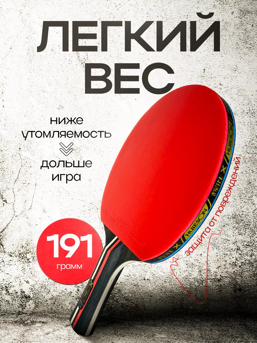 Ракетки для настольного тенниса набор 2шт HUIESON 181927340 купить за 1 117  ₽ в интернет-магазине Wildberries