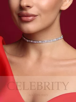 Чокер на шею из страз новогодний CELEBRITY ACCESSORIES 181932856 купить за 447 ₽ в интернет-магазине Wildberries