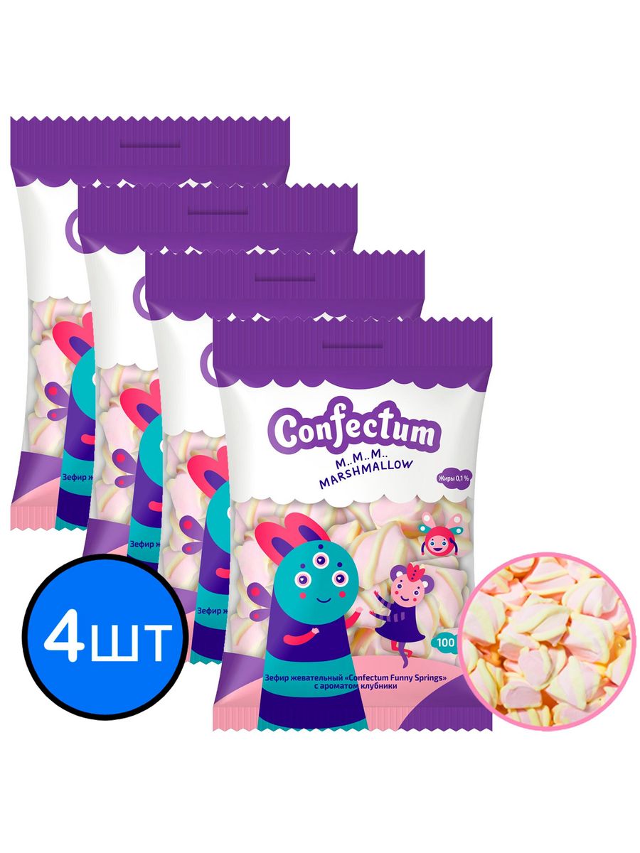 Маршмеллоу confectum 200гр*14 funny Springs Веселые пружинки. Конфеты confectum cool Candy. Confectum.