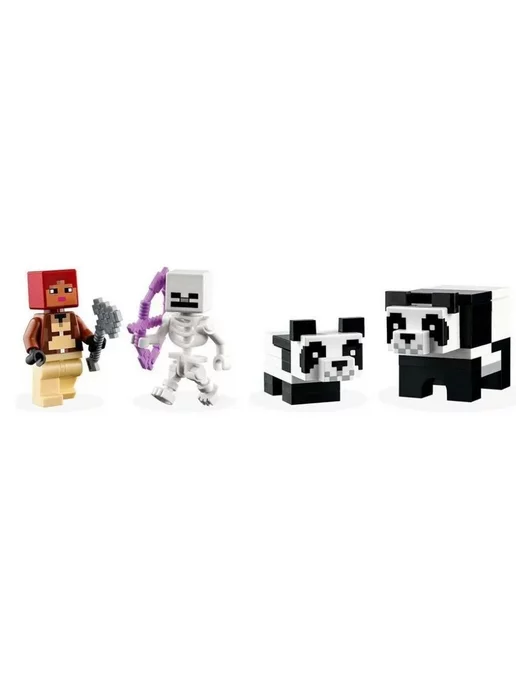 LEGO Конструктор Майнкрафт Дом панды 573 детали 1033, черный, фото 5