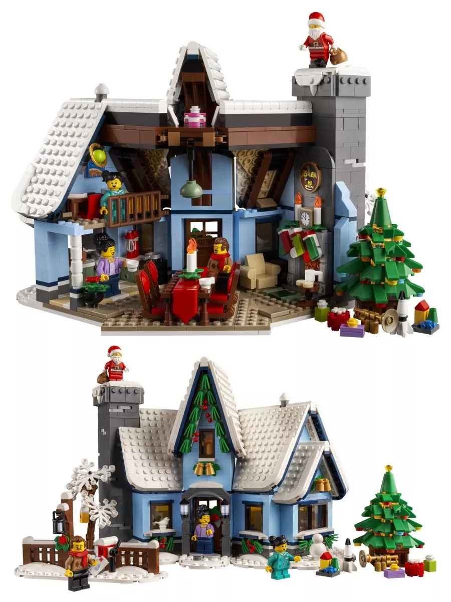 Конструктор New Year Santas Visit Визит Санты Дед Мороз LEGO 182067209  купить за 6 776 ₽ в интернет-магазине Wildberries