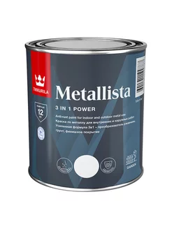 METALLISTA краска по ржавчине 3 в 1, коричневая 0.8 л Tikkurila 182090010 купить за 2 138 ₽ в интернет-магазине Wildberries