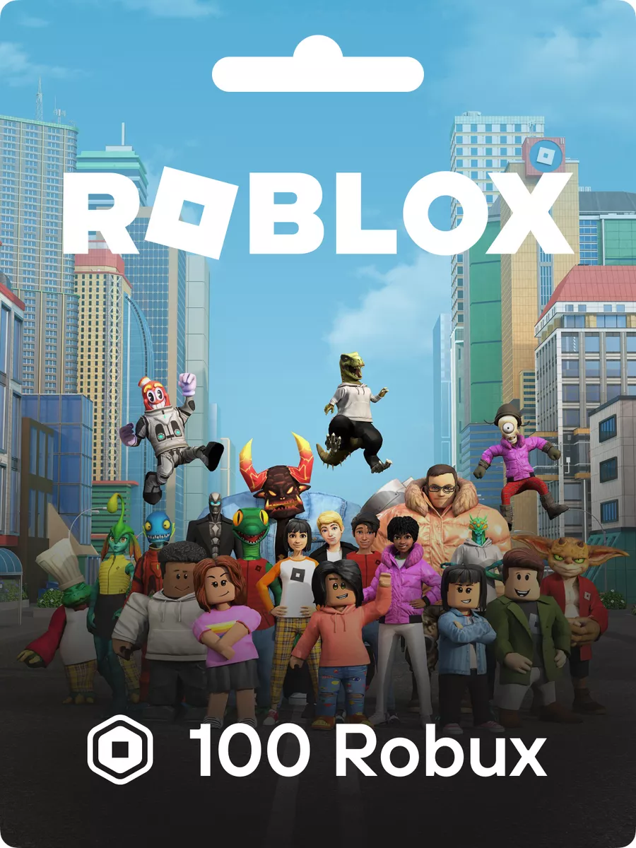 Игровая карта Роблокс на 100 Робуксов, карточка пополнения Roblox 182095157  купить за 227 ₽ в интернет-магазине Wildberries