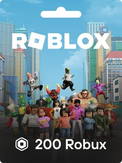 Игровая карта Роблокс на 200 Робуксов, карточка пополнения Roblox 182095158 купить за 335 ₽ в интернет-магазине Wildberries