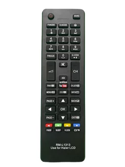 Универсальный пульт RM-L1313 для телевизора HAIER 1000pultov 182106678 купить за 256 ₽ в интернет-магазине Wildberries