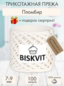 Трикотажная пряжа для вязания Пломбир BISKVIT 182116276 купить за 405 ₽ в интернет-магазине Wildberries