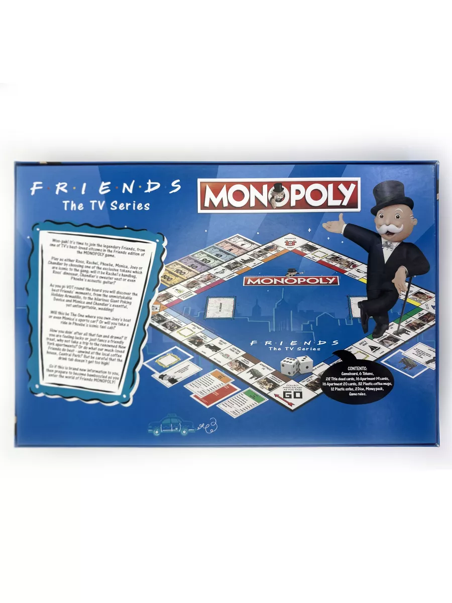 Монополия - Друзья на английском языке. MONOPOLY 182136505 купить в  интернет-магазине Wildberries