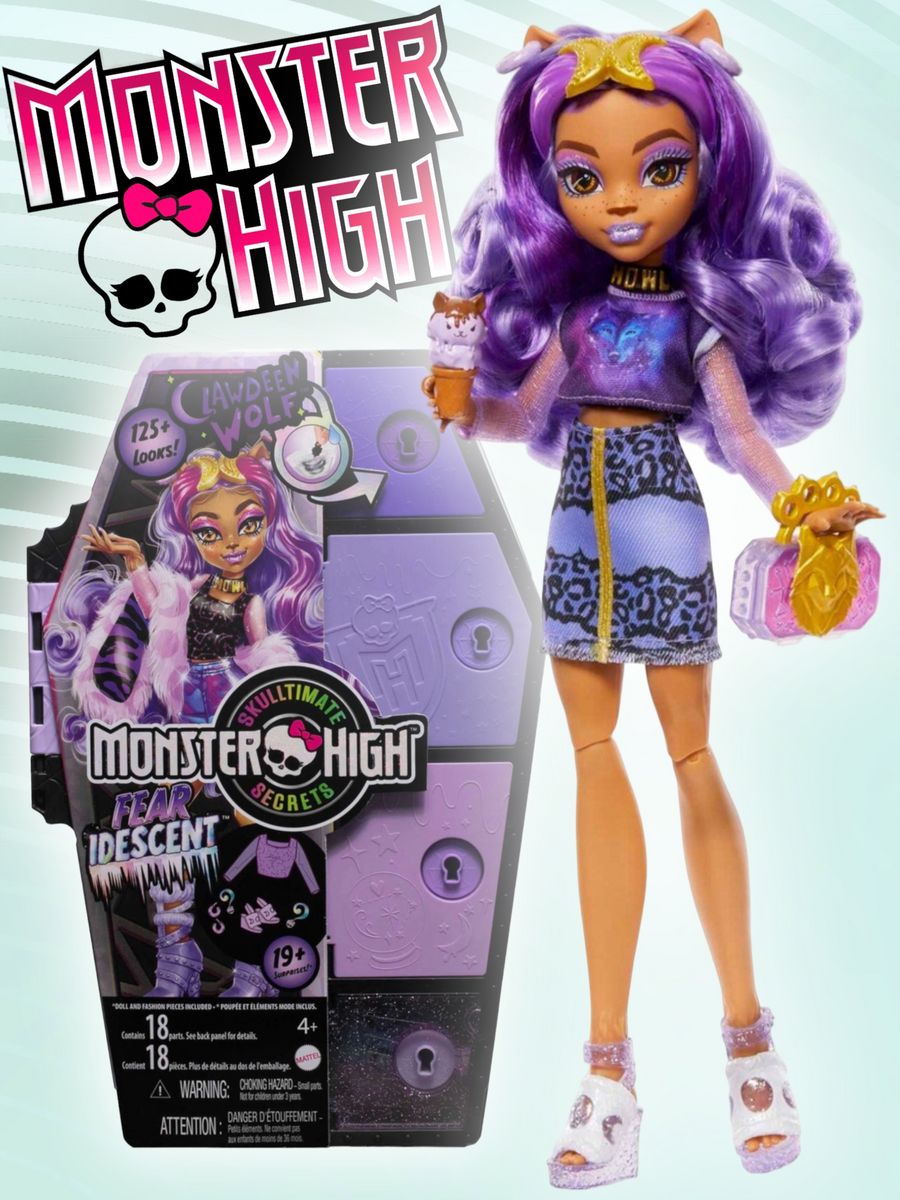 Кукла Монстр Хай Clawdeen Wolf - HNF74 Monster High 182145743 купить в  интернет-магазине Wildberries