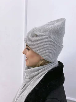 Шапка и шарф комплект