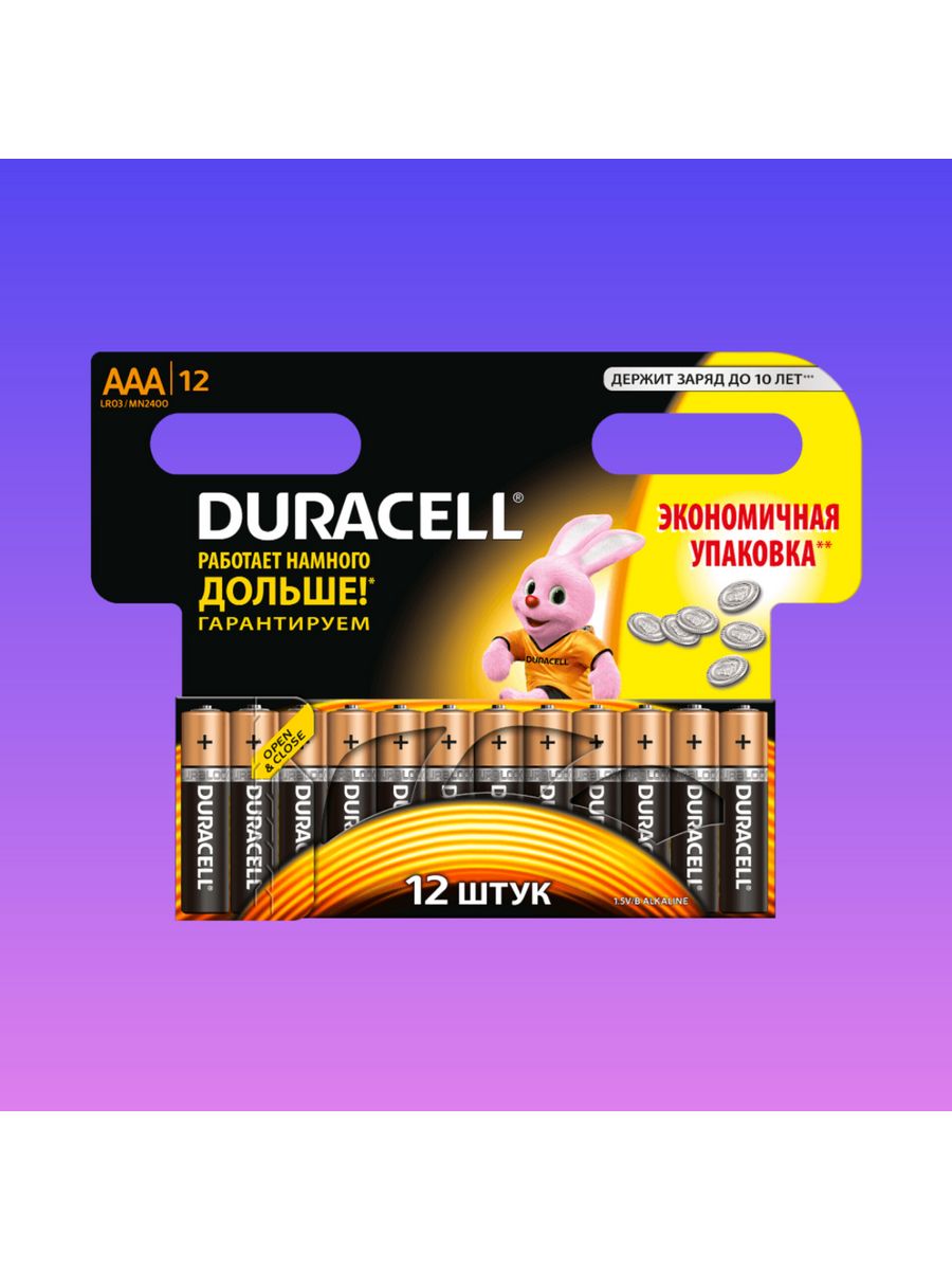 Duracell basic aaa