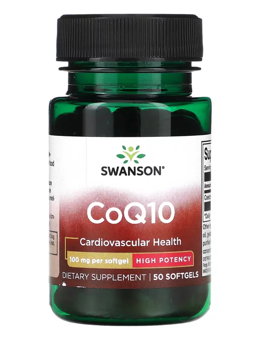 Swanson CoQ10 Коэнзим Q10 100mg 50