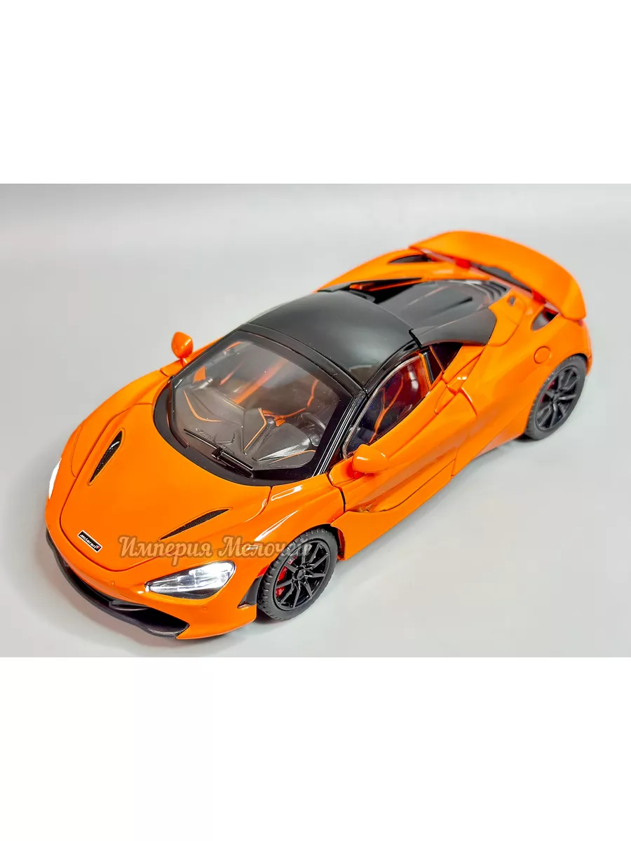 Металлические машинки Макларен 720S кабриолет масштаб 1/24 McLaren 720S  182265947 купить за 1 071 ₽ в интернет-магазине Wildberries