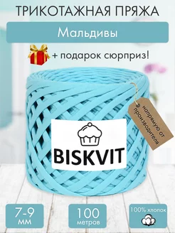 Трикотажная пряжа для вязания Мальдивы BISKVIT 182330036 купить за 399 ₽ в интернет-магазине Wildberries