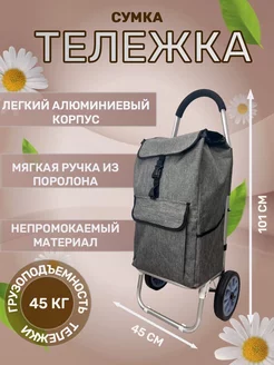 Сумка-тележка на больших колесах WAY-SHOP 182332771 купить за 3 466 ₽ в интернет-магазине Wildberries