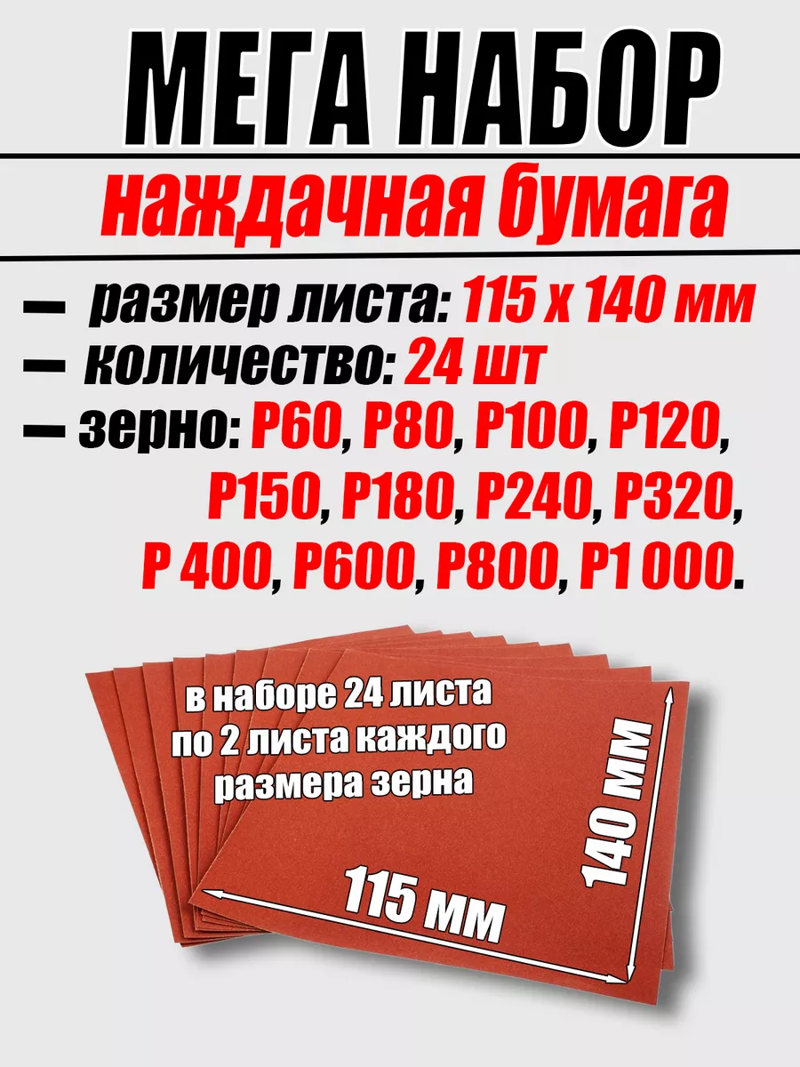 Бумага наждачная