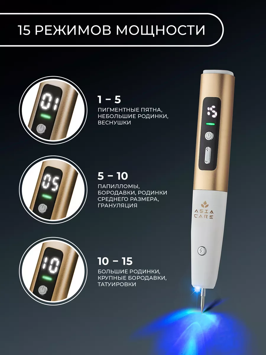 Косметический аппарат от бородавок и папиллом AsiaCare 182373632 купить за  1 182 ₽ в интернет-магазине Wildberries