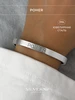 Браслет желаний на руку с гравировкой стальной с надписью SILVERME 178675684 купить за 633 ₽ в интернет‑магазине Wildberries