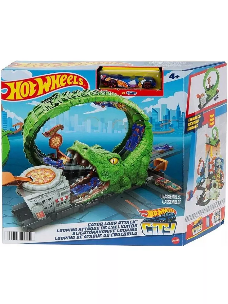 Hot Wheels Игровой набор Петля крокодила HKX39 Mattel 182383875 купить в  интернет-магазине Wildberries