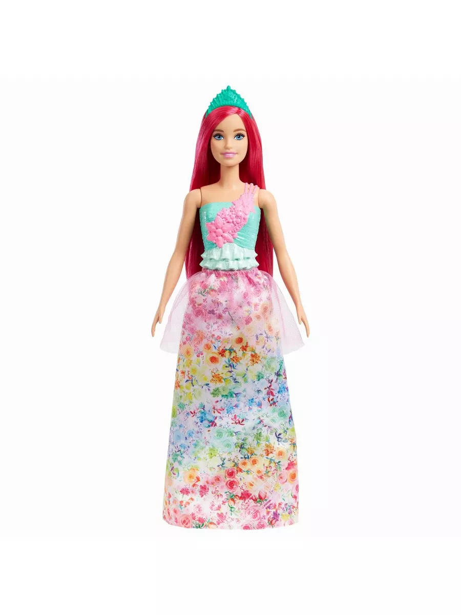 Barbie Dreamtopia Принцесса с красными волосами HGR15 Mattel 182383955  купить за 2 652 ₽ в интернет-магазине Wildberries