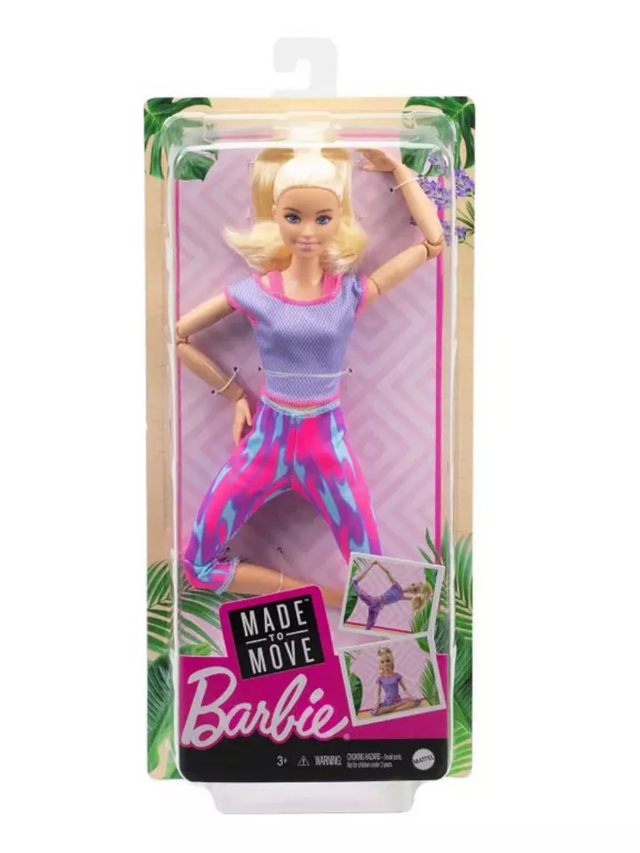 Кукла Барби Безграничное Движение йога гимнастка GXF04 Barbie 182406912  купить за 3 593 ₽ в интернет-магазине Wildberries