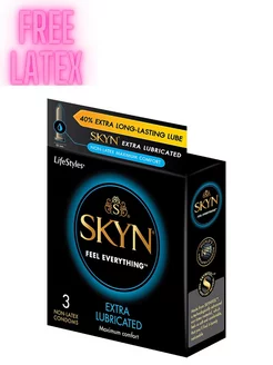 Презервативы Extra Lubricated № 3 SKYN 182426123 купить за 349 ₽ в интернет-магазине Wildberries