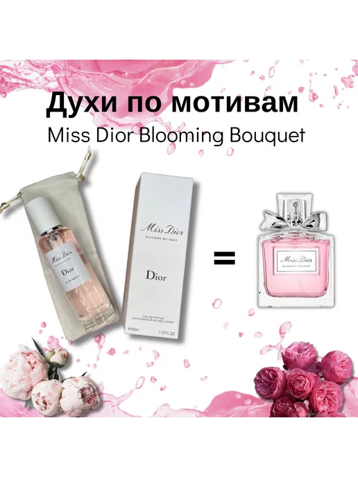 МиниПарфюм50мл Miss Dior Blooming Bouquet 40 мл