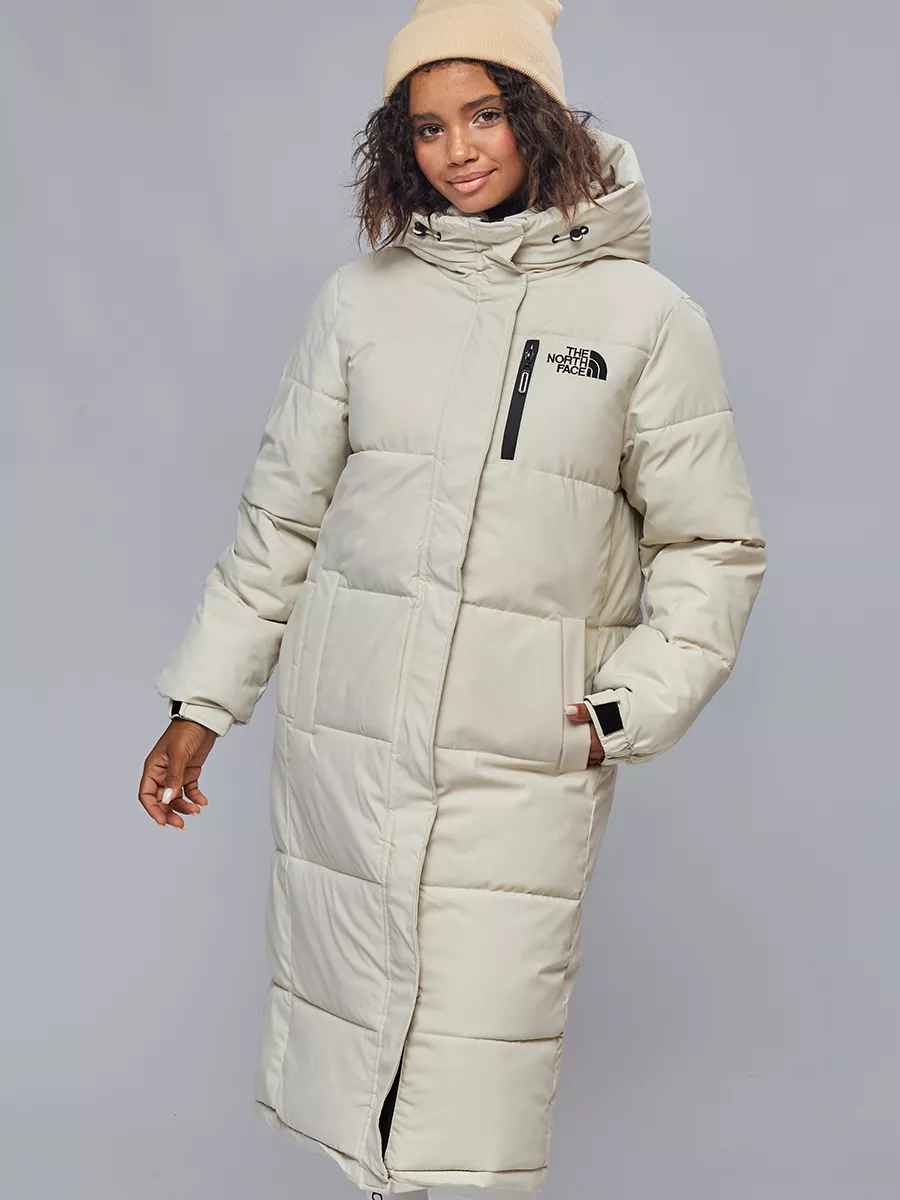 North face parka white online