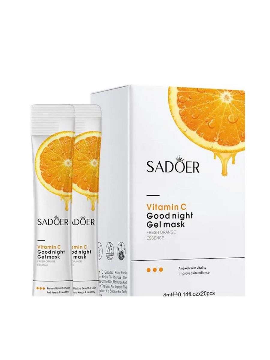 Sadoer vitamin c good night gel mask