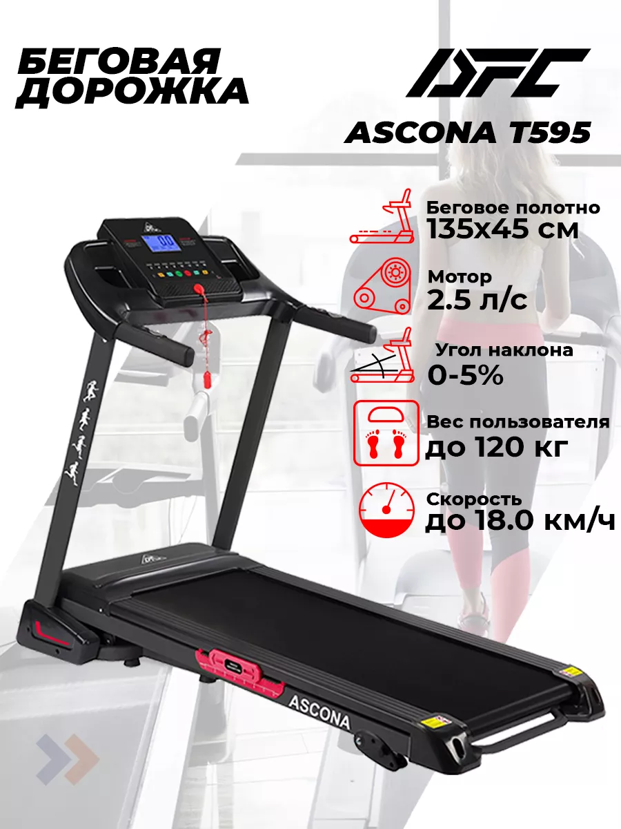 Беговая дорожка ASCONA T595 DFC 182498444 купить за 53 751 ₽ в  интернет-магазине Wildberries