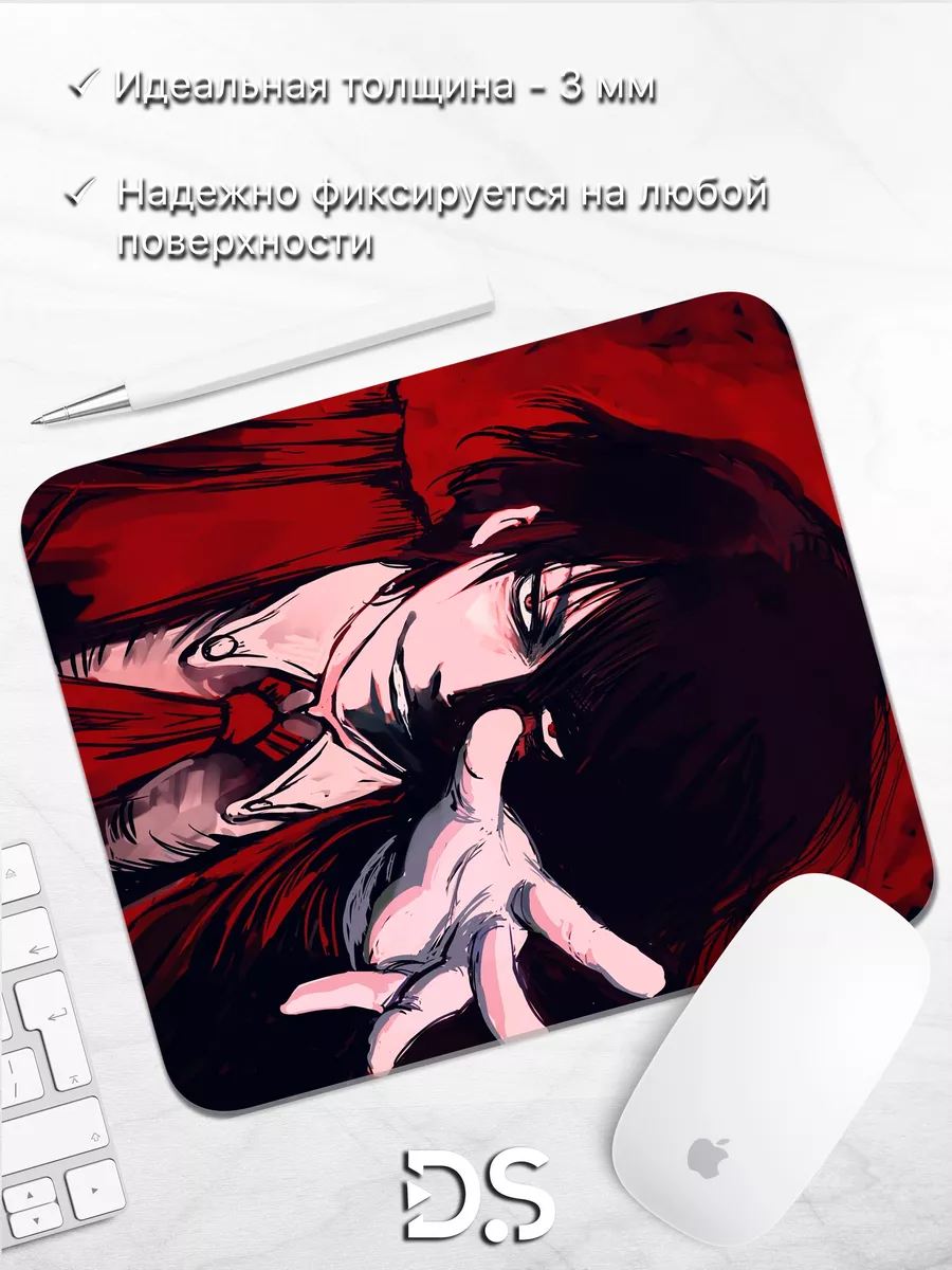 DiamondMousePad Коврик для мыши хеллсинг аниме манга с рисунком сериала