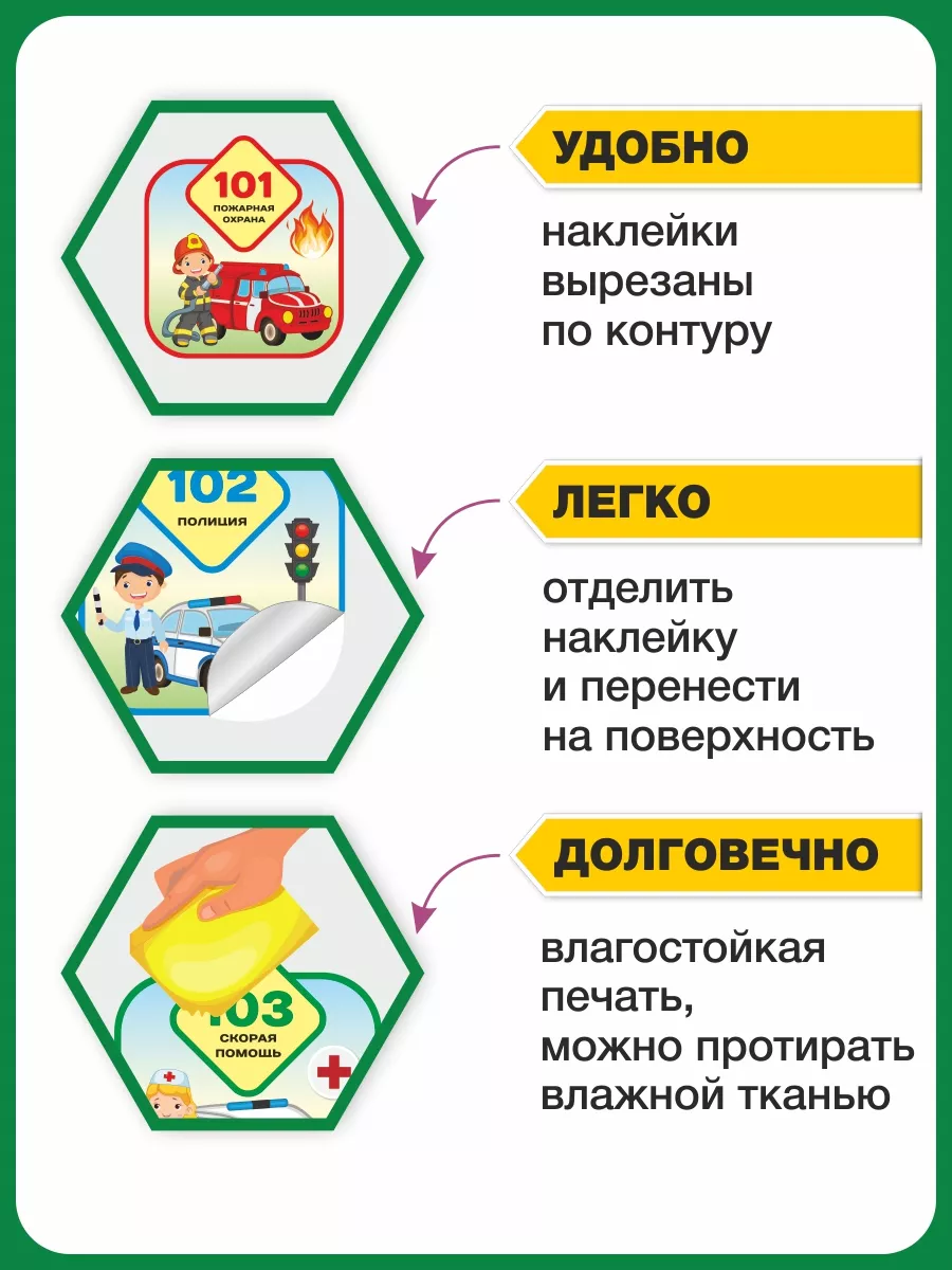 Наклейка оформительская ТЕЛЕФОНЫ ЭКСТРЕННЫХ СЛУЖБ Альмарин 182513694 купить  за 631 ₽ в интернет-магазине Wildberries