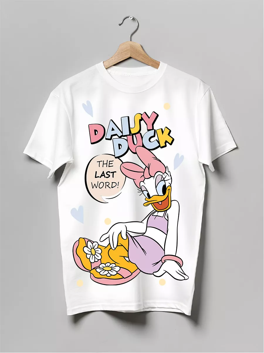 Футболка Donald Duck Дейзи Дак Дональд Дак Дисней Nuobi my Style 182525010  купить за 1 085 ₽ в интернет-магазине Wildberries