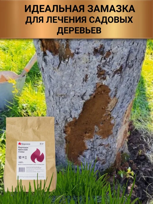 БоРосс Красная глина порошок 3кг, 3 кг, фото 4