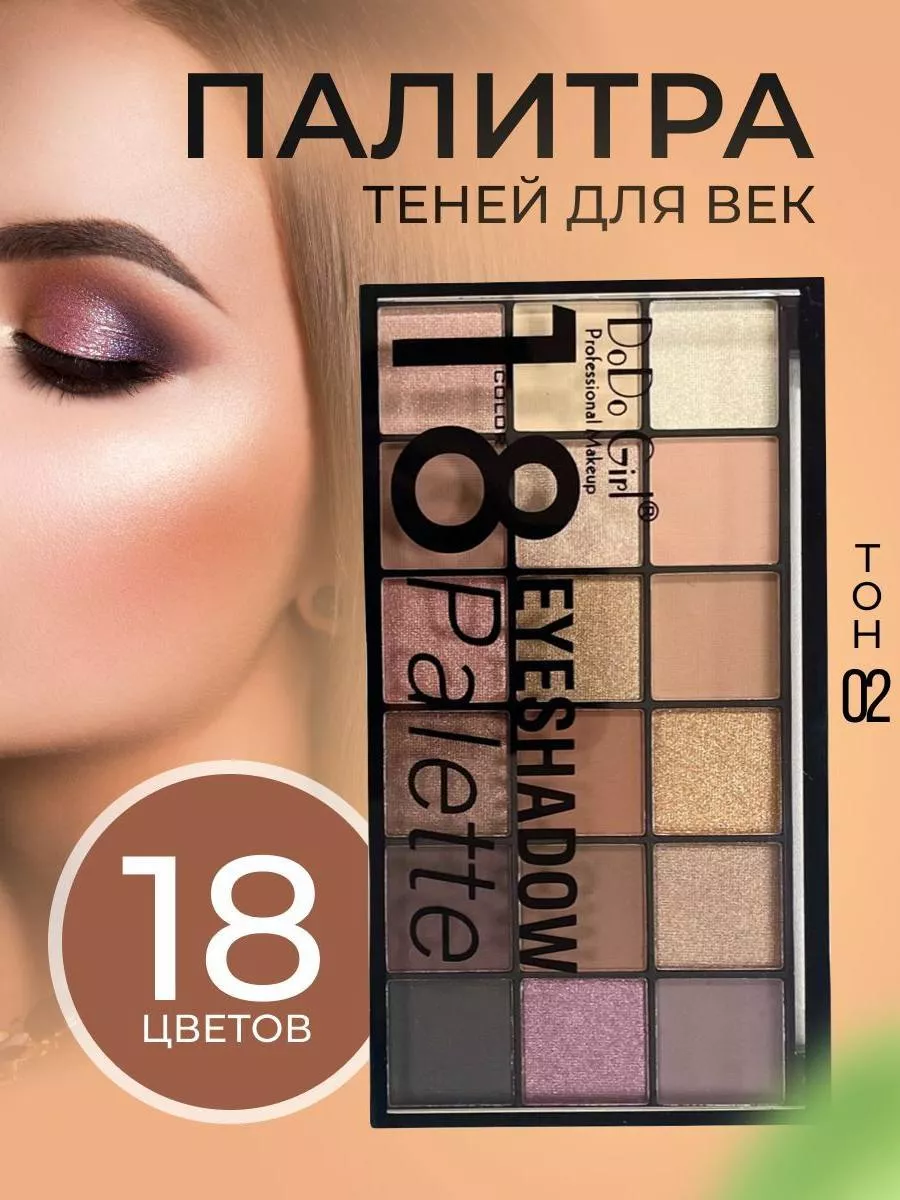 Палетка теней для век