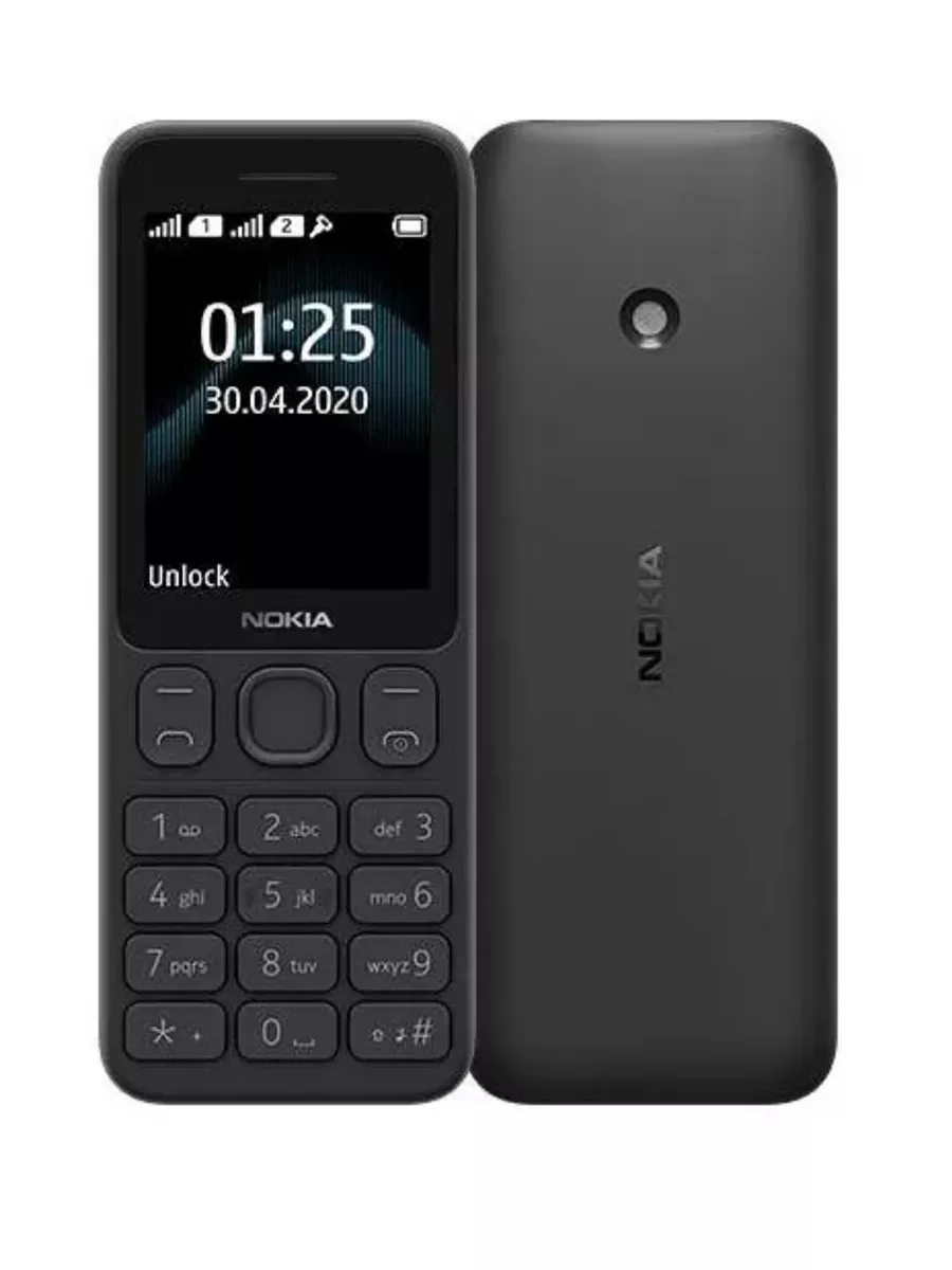 Мобильный телефон 125 DS черный Nokia 182592989 купить в интернет-магазине  Wildberries