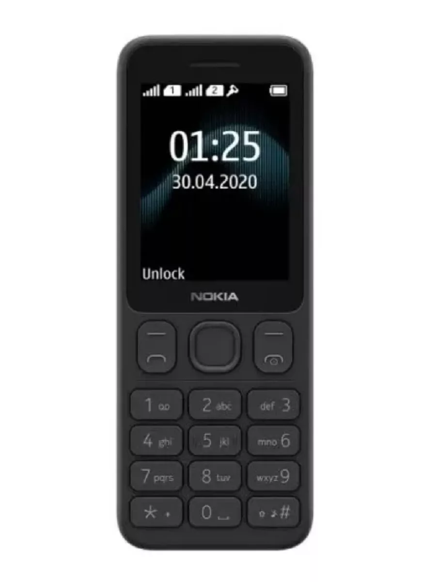 Мобильный телефон 125 DS черный Nokia 182592989 купить в интернет-магазине  Wildberries