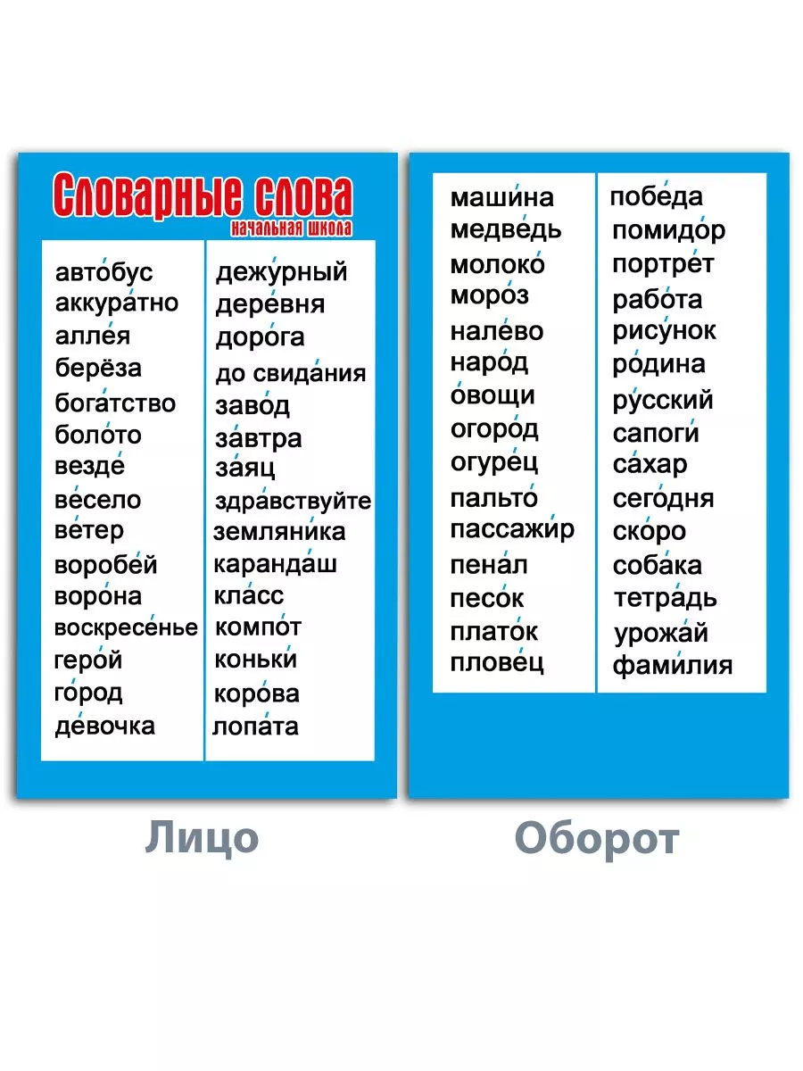 Карточки шпаргалки по русскому языку для начальной школы ТМ Мир  поздравлений 182606943 купить за 202 ₽ в интернет-магазине Wildberries