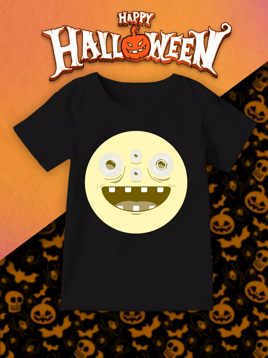 Детская футболка Хэллоуин Монстрик Happy halloween Каждому Своё Holiday купить по цене 382 ₽ в интернет-магазине Wildberries | 182624009