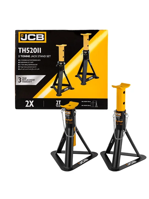 JCB Автомобильные подставки страховочные 3т 303-438мм, 2 шт, 2 шт, фото 8