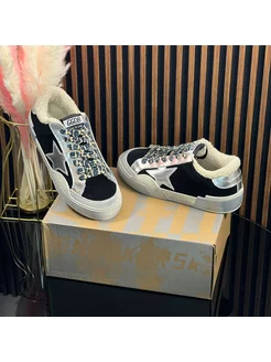 Кеды зимние с натуральным мехом Golden Goose Premium Shoes 182649105 купить за 4 296 ₽ в интернет-магазине Wildberries